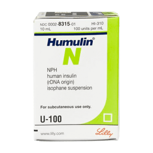 Humulin N, 100 units/mL - 10 mL Vial